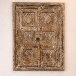 Hand-Carved Wall Window Frame