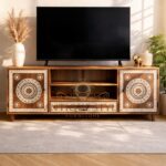 Solid Wood Entertainment Console