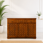 Brass Fitted Side Board