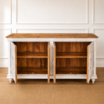 Mango wood carving sideboard - Image 2