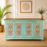Blue Finish Sideboard