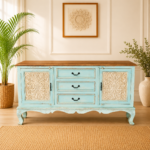 Antique Blue Sideboard