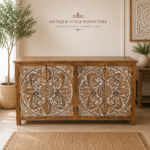 Mandala Carved Sideboard