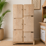 Wave Carved Wardrobe