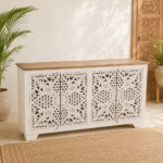 Mandala Hand-Carved Sideboard