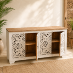 Mandala Hand-Carved Sideboard - Image 2
