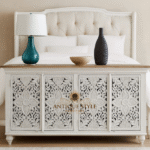 Mango Wood  Carving  Side  Board