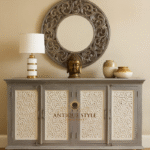 Mango Wood Carving  Side Board