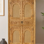 Mango wood hand carving almirah