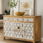 Wooden  Carving  Side  Board