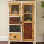 Wooden Glass Cabinet