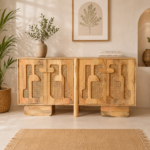 Verona Geo Cane Sideboard