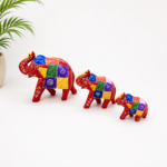 Hand-Painted Elephant (Set of 3Pc's)