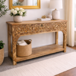 Mango Wood Console Table