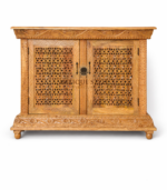 Mango Wood Hand Carved Side Board - Image 3