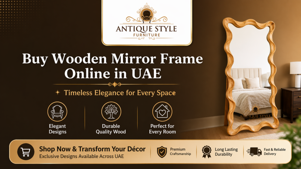Buy Wooden Mirror Frame Online in UAE