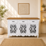 Camellia White Sideboard