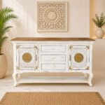 Medallion Storage Console Table