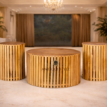 Louvre Slatted Coffee Table Set