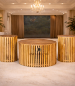 Louvre Slatted Coffee Table Set