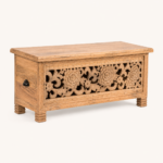 Artisan Floral Wooden Chest