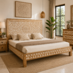 Inlay Design Double Bed