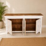 Sunburst Hand-Carved Sideboard - Image 2