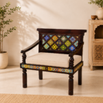 Sheesham Wood Sofa Set (3+2+1+1 Seater) - Image 3