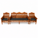 Rajwadi Sheesham Sofa Set (3+1+1 Seater) - Image 4