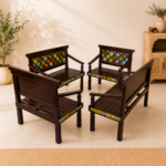 Sheesham Wood Sofa Set (3+2+1+1 Seater)