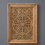 Hand-Carved Wooden Wall Art - Image 2