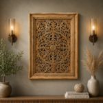 Hand-Carved Wooden Wall Art