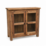 Rustic wood display Cabinet