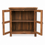 Rustic wood display Cabinet - Image 2