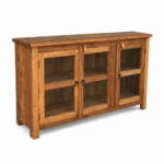 Three door display cabinet