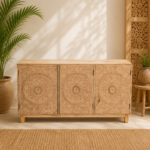 Mandala Carved Sideboard