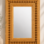Maharaja Hand-Carved Mirror Frame