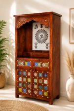 Classic Tile Inlay Mandir - Image 2