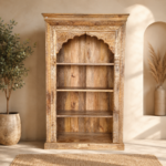 Hand-Carved Bookshelf