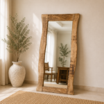 Live Edge Solid Wood Mirror Frame