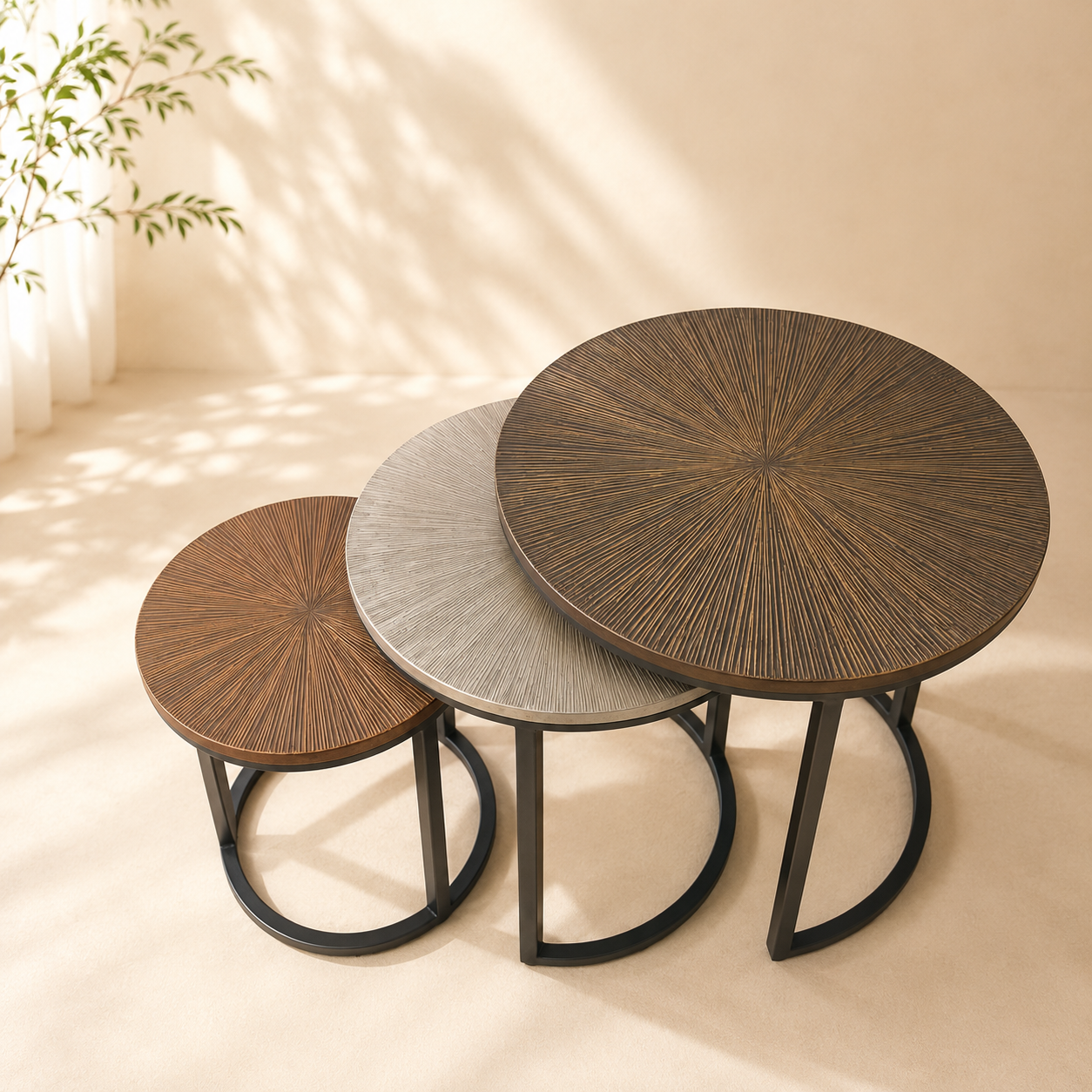 Nesting side table set - Image 1
