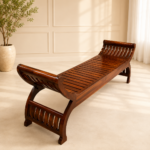 Wooden Lounge Bench - Image 2
