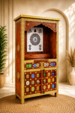 Brass & Tile fitted Om Mandir - Image 2