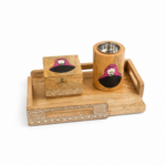 Arabian Wooden Serving Tray - Image 2