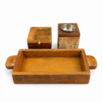 Rustic Wooden Serving Tray - Image 2