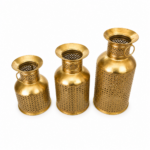 Vintage Golden Lantern Set - Image 2