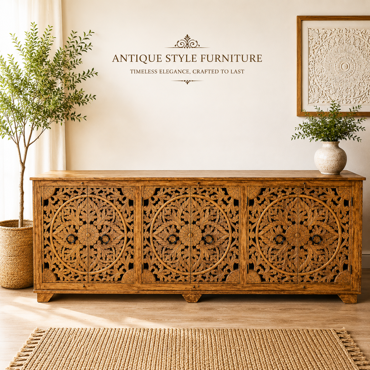 Mandala 6-Door Sideboard - Image 1