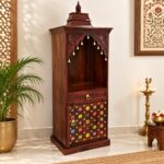 Antique Style Rose Wood Temple