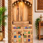 Carved Elephant Wooden Temple
